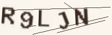 Five characters to copy into the field below the picture.